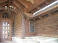 Douglas Fir Wedge-Lap Siding / All materials were distressed and stained onsite
